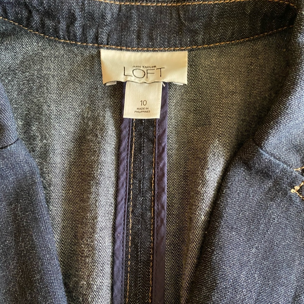 Super cute cotton denim Loft jacket, 10 - Picture 2 of 4